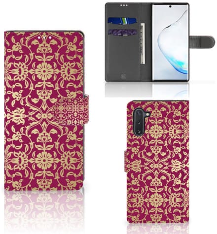 Wallet Case Samsung Galaxy Note 10 Barok Pink