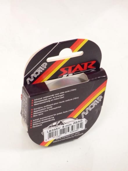 motip velglint lb39av zilver 9mm x 10m nieuw