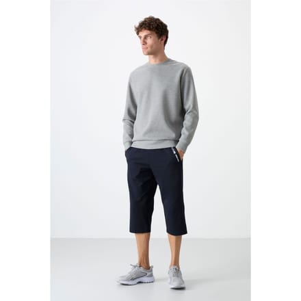 Heren Capri Shorts met Midden Taille