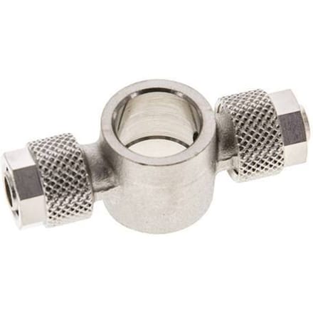 8x6 & G1/4'' Vernikkeld Messing T-Banjobout Opsteekkoppeling [2 Stuks]