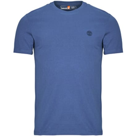 Timberland Slim Fit T-Shirt Met Geborduurd Logo, Blauw