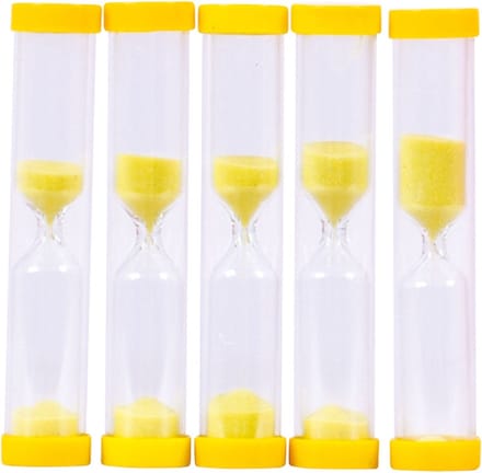 Bigjigs zandloper 3 Minuten Timer (Verpakking van 5)