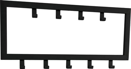 Kapstok Joy Mat Zwart 9 Haken 60cm