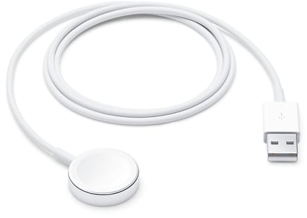 Apple Watch Originele Magnetische Oplaadkabel USB 1 meter - Wit