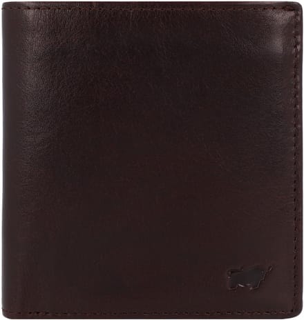 Braun Büffel Portemonnee Arezzo RFID Carré 8CS Wallet Brown Donkerbruin