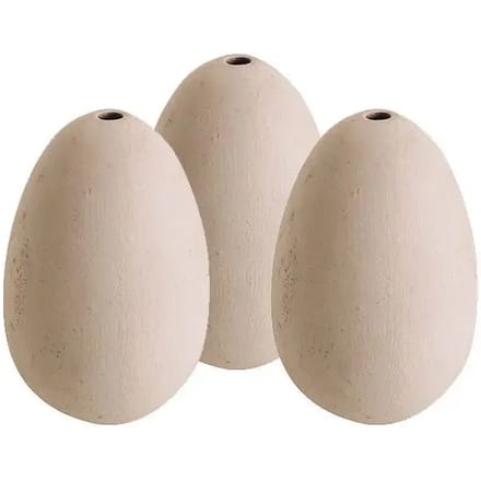Keramische dummy-eieren voor kippen Chick'A (x3)