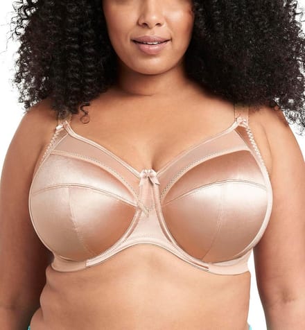 Goddess Keira beugelbeha grote maat - ultra ondersteunend met satijnen cups