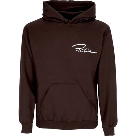 Heren open armen hoodie bruin