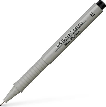 Faber-Castell fineliner - Ecco Pigment - 0,1 mm - zwart - FC-166199