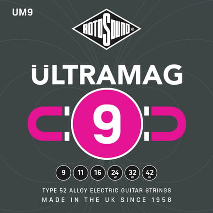 Rotosound UM9 UltraMag Gitaarsnaren (9-42)