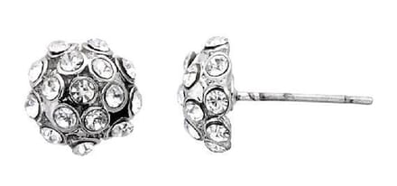 Behave - Oorstekers rond - Strass accent - Elegant dagelijks gebruik