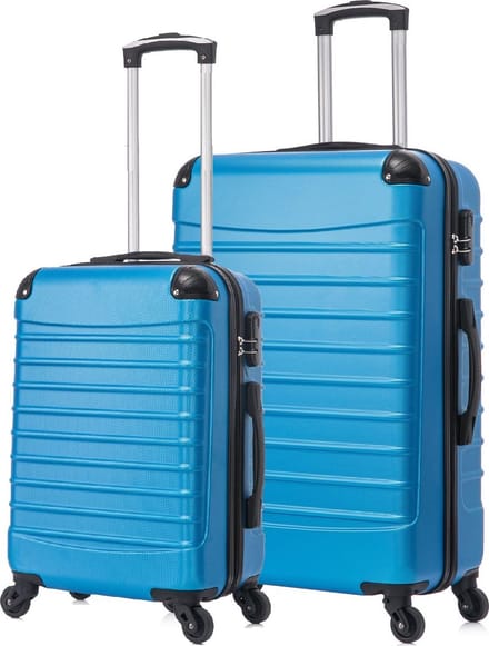 Quadrant 2 delige ABS Kofferset (XL + S) - Skyblue