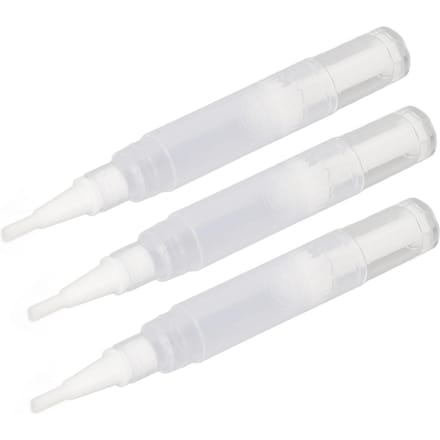 3 Stuks Transparante Draaipennen 4,5 ml Leeg Penseelpunt Draaibaar Herbruikbaar Nagelolie Container Applicator white