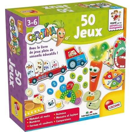 Lisciani - Carotina - laboratorie 50 jeux - Fr
