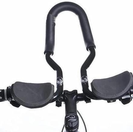 Fiets Stuur - Aero Bars - Comfortabel Fietsen - Ergonomisch Ontwerp - 22.2-25.4 mm - Zwart