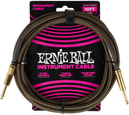 Ernie Ball 6428 Braided Pay Dirt instrumentkabel 3 meter