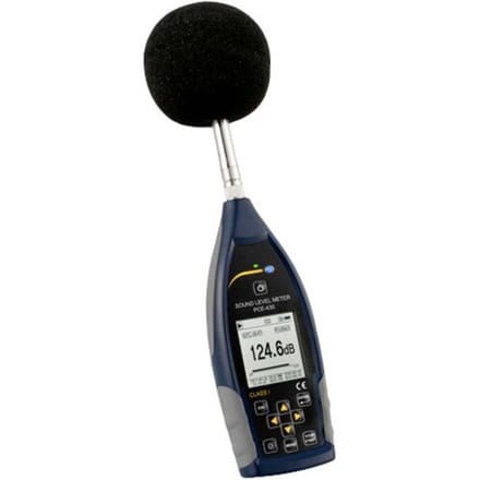 PCE Instruments PCE-430 Decibelmeter Datalogger 22 - 136 dB 3 Hz - 20 kHz USB