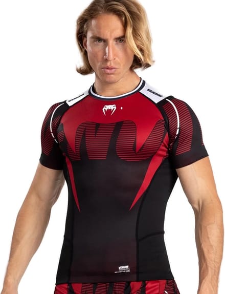 Venum Adrenaline Rashguard Rood Zwart - M