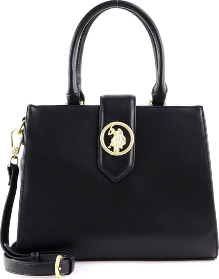 U.S. POLO ASSN. Handtas Vancouver Double Handle Black Zwart