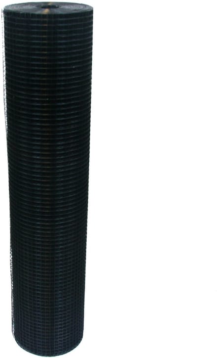 Volieregaas 12 x 12mm 1,05mm 100cm x 25m zwart.