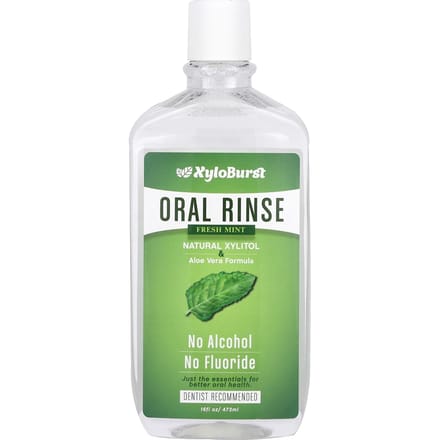 Xyloburst, Oral Rinse, Fresh Mint, 16 fl oz (473 ml) white