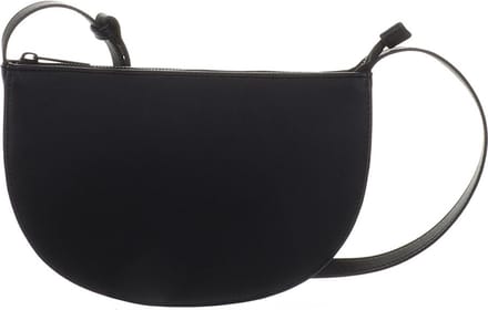 Monk and Anna - Farou half moon bag - Schoudertas Dames | Zwart - 25 x 4 x 16 cm
