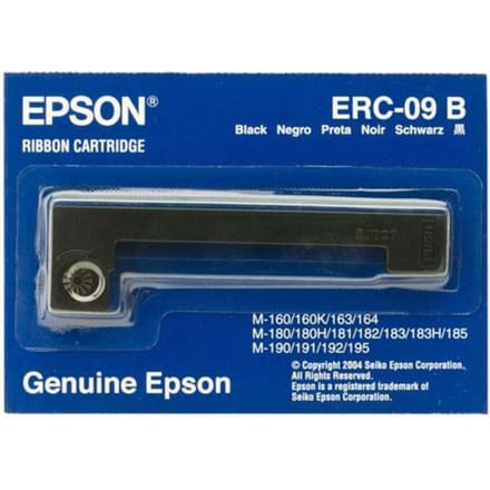 Epson inktlint ERC-09 B, OEM C43S015354, zwart
