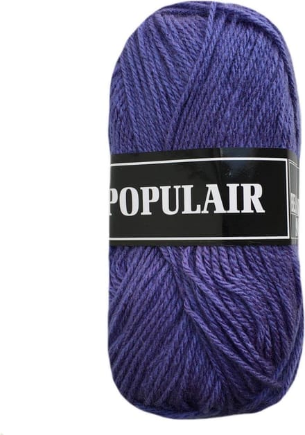 Beijer BV Populair acryl garen - midden paars (68) - 20 bollen