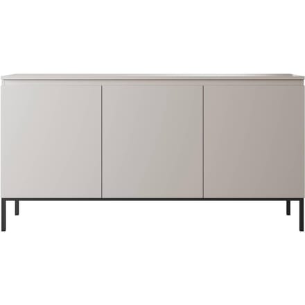 Selsey Bemmi - Dressoir - 150 cm - Beige met zwarte poten