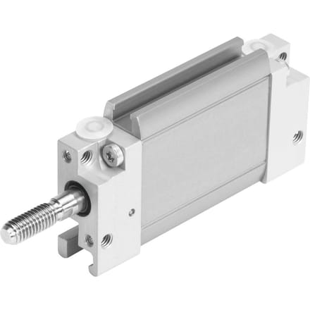 Festo Vlakke Cilinder 12mm Boring 80mm Slag Dubbelwerkend - 161228 - P2DT2