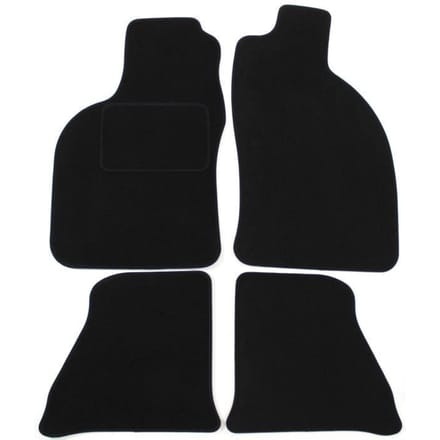Tapis de sol - Saab - 9 3 - Velours noir - 4 pièces - Ajustement précis