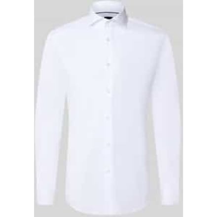 Slim fit zakelijk overhemd van pure katoen model 'H-HANK-SP-B1-C1-263'