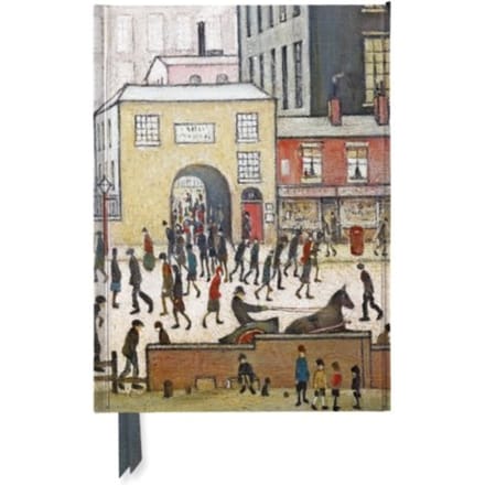 L.S. Lowry: Coming From The Mill (Foiled Journal) - Flame Tree Notebooks