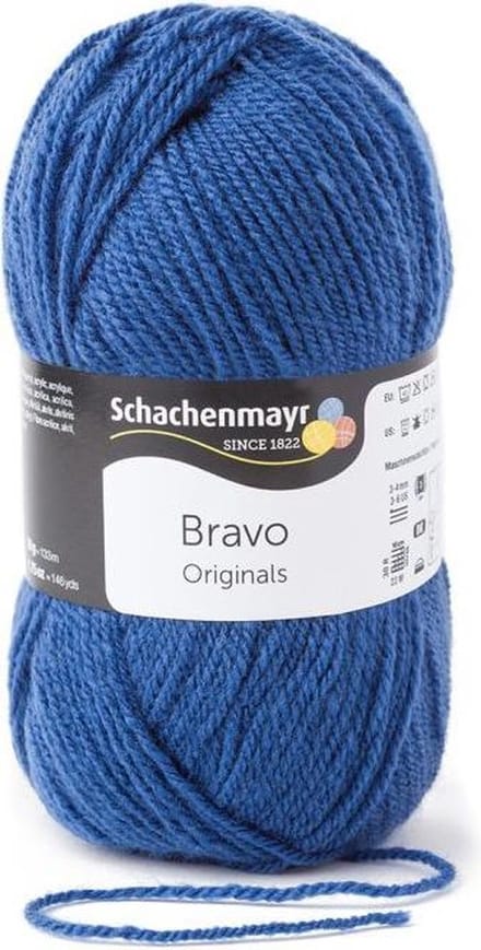 Bravo Wol - 50 gram -  Blauw