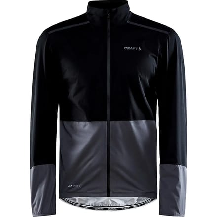 Craft Fietsjack Waterdicht Heren Zwart Grijs - ADV ENDUR HYDRO JKT M BLACK GRANITE-M