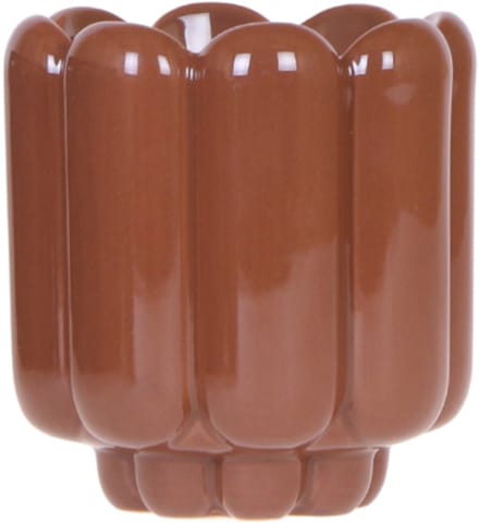 Kolibri Home | Retro Shine sierpot - Brown - Ø9cm