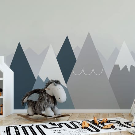 Kinderstickers van Scandinavische bergen, Anouka, 70 x 105 cm