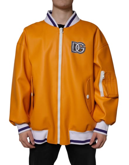 Leren Bomberjack Dg Varsity