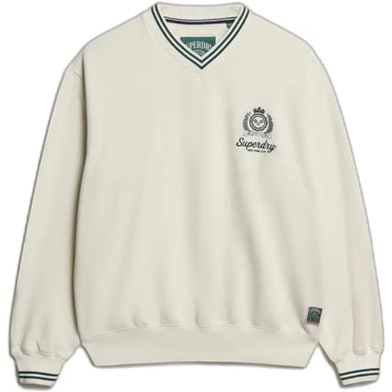 Dames V-hals sweatshirt Superdry Country Club