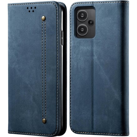 CaseBody Xiaomi Redmi Note 13 Pro Plus Denim Bookcase Blauw