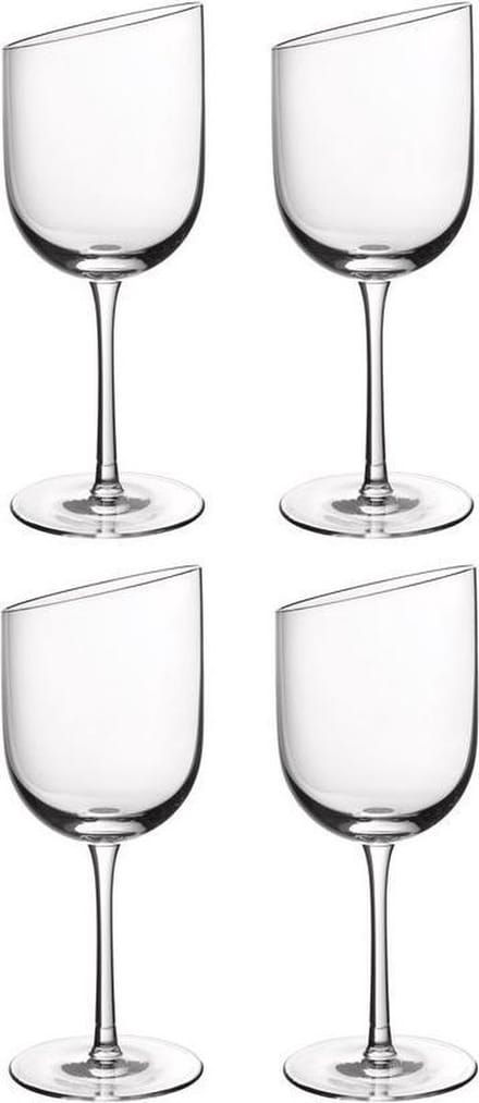 Villeroy & Boch Rode Wijnglazen NewMoon - 405 ml - 4 stuks
