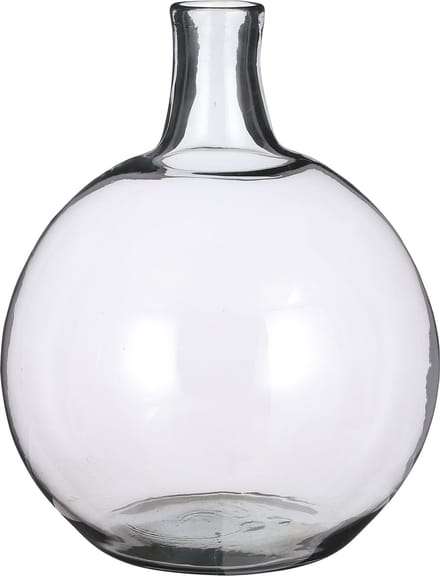 Mica Decorations Lilou Vaas - H45 x Ø32 cm - Gerecycled Glas - Transparant