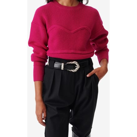 IRO Paris Gedeon Pullover Fushia Maat: M | Sweaters Outlet | Dames | Roze