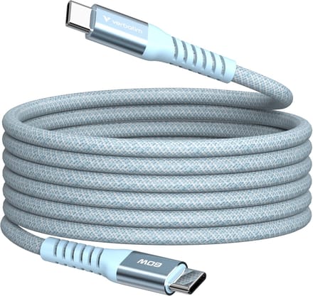 Verbatim Mobiele telefoon Kabel [1x USB-C stekker - 1x USB-C stekker] 1.2 m USB-C Met magnetische aansluiting