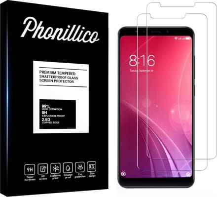 Screenprotector voor Xiaomi Redmi Note 5 Pro - 2 stuks Beschermglas van glas Transparante glazen schermbeschermfolie