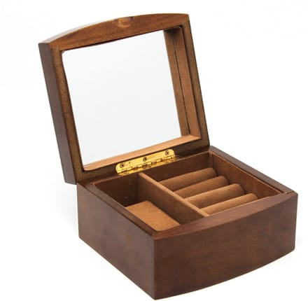 Queen Isabell - Sieradendoos - Hout - 8x15x14 cm - Bruin