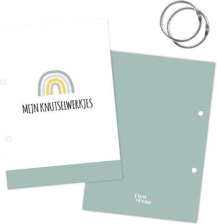 Knutselwerkjes bewaarbundel | Regenboog mint