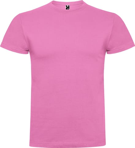 2 Pack Bubble Gum Roze t-shirts Roly Braco 180 gram Premium maat M