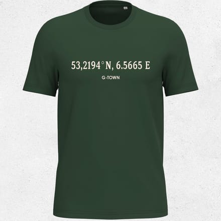 G‑TOWN Groningen Coordinates Tee
