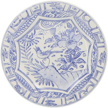 Gien - Ontbijtbord Oiseau Bleu 22cm (set van 4) - Kleine borden